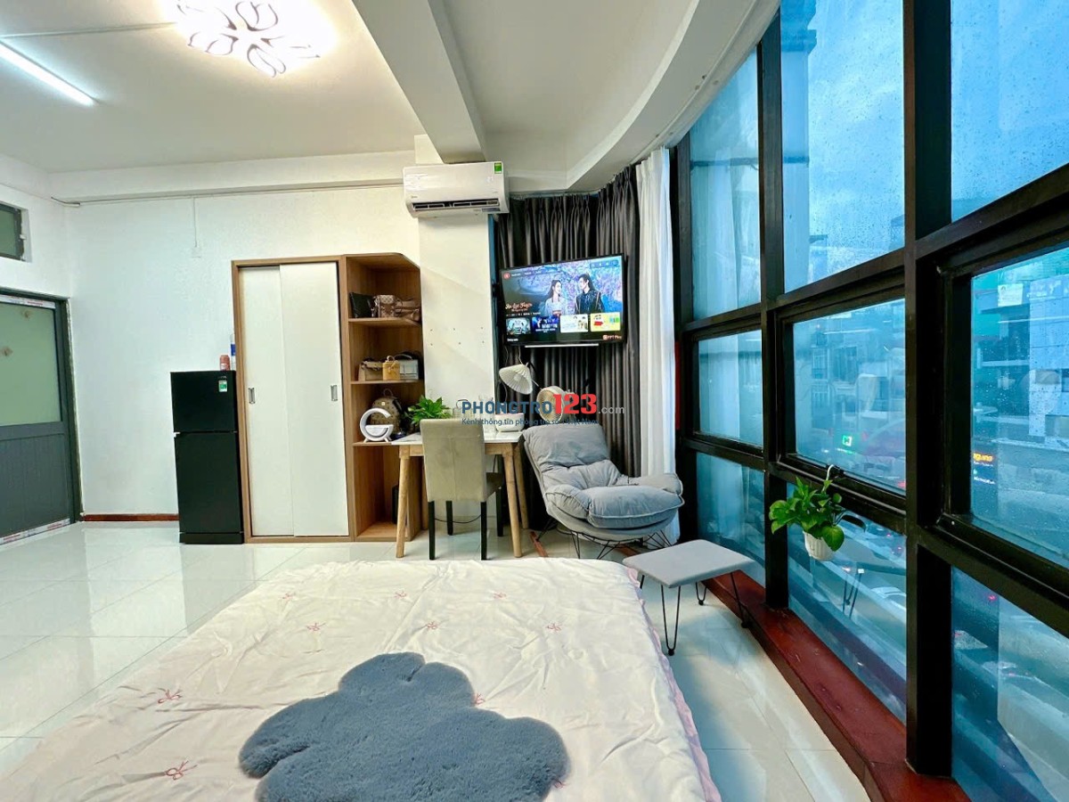 PHÒNG 45M² MỚI VIEW THÀNH PHỐ SẴN NỘI THẤT GẦN UEF – HUTECH – UTH- HỒNG BÀNG, BẠCH ĐẰNG, BÌNH THẠNH