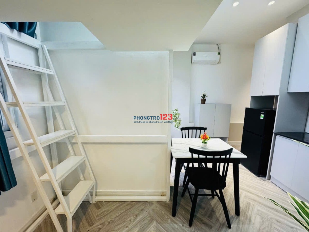 FULL NỘI THẤT CÓ GÁC SINH VIÊN NGUYỄN CỬU VÂN SIÊU RỘNG CÓ BAN CÔNG SIÊU THOÁNG