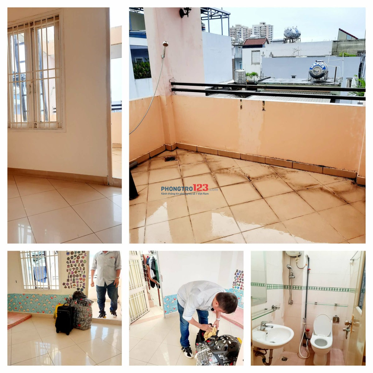 Cho Thuê Phòng Q3 .rộng rãi thoải mái.cửa sổ ban công.2tr6