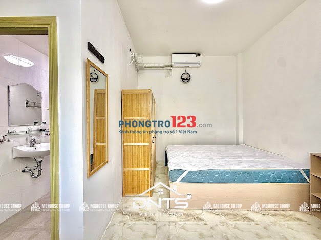 Cho thuê phòng trọ full nội thất giá rẽ ngay chợ Tân Định - ĐH ISB - Mở - CV Lê Văn Tám