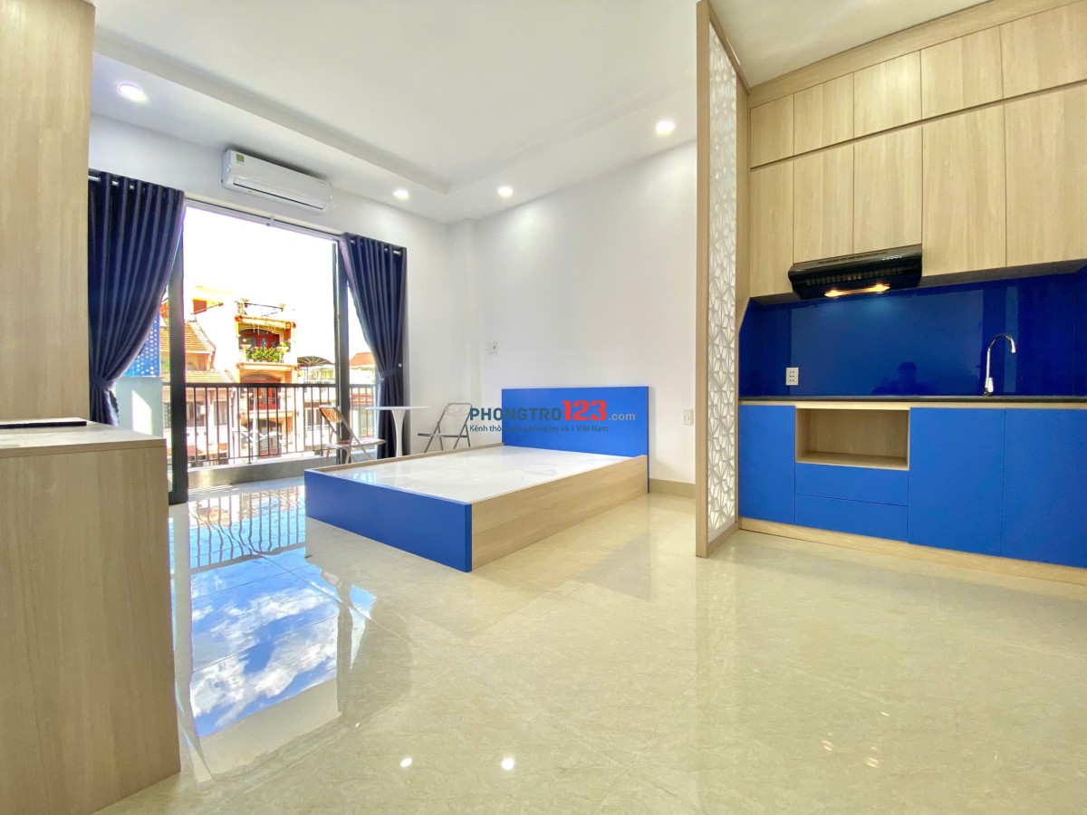 Cho thuê phòng 45m² ban công, máy giặt riêng - gần UTH, FTU2, UEF – Xô Viết Nghệ Tĩnh, Bình Thạnh