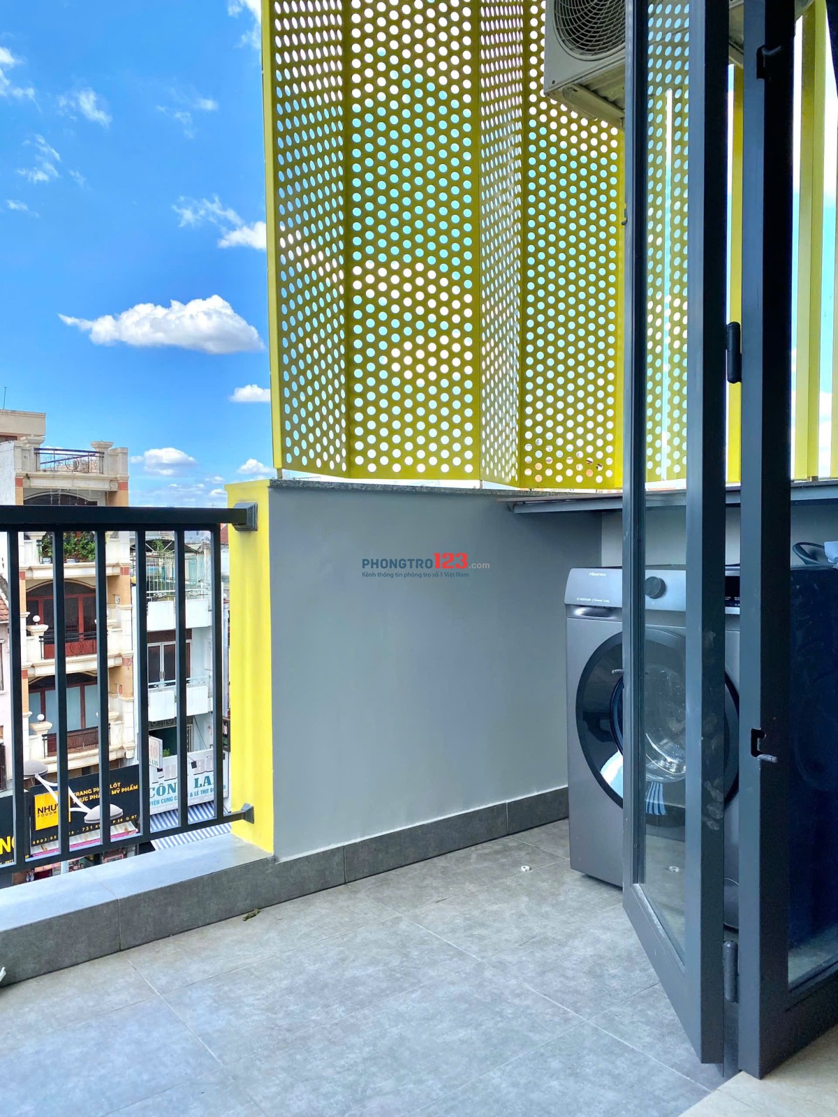 Cho thuê phòng 45m² ban công, máy giặt riêng - gần UTH, FTU2, UEF – Xô Viết Nghệ Tĩnh, Bình Thạnh