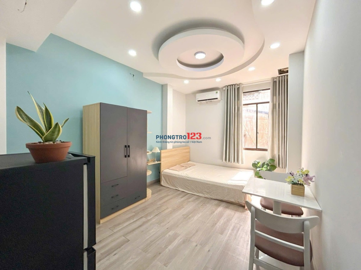 PHÒNG 25M2 MỚI XÂY FULL NỘI THẤT NGAY BẾN XE QUẬN 8, ĐH VĂN HIẾN, ĐH KINH TẾ UEH