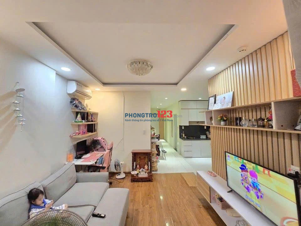 Chung cư 8x plus Trường Chinh 76m2,2p ngủ,giá 8tr/tháng