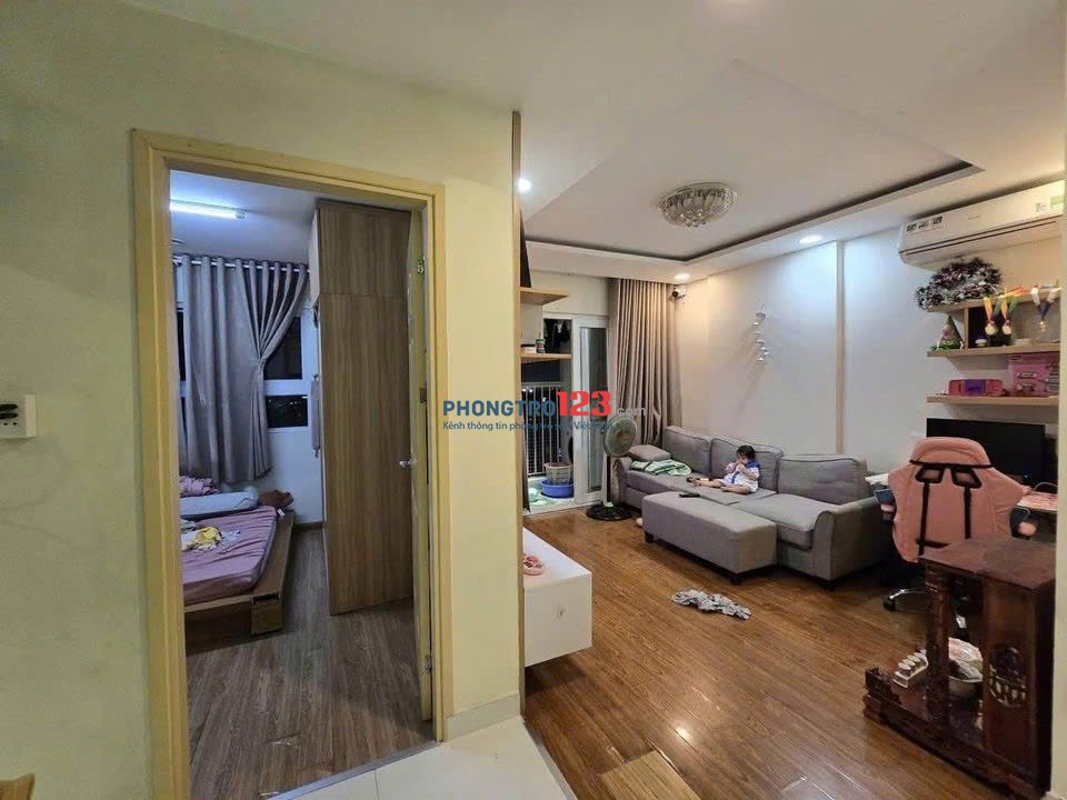 Chung cư 8x plus Trường Chinh 76m2,2p ngủ,giá 8tr/tháng