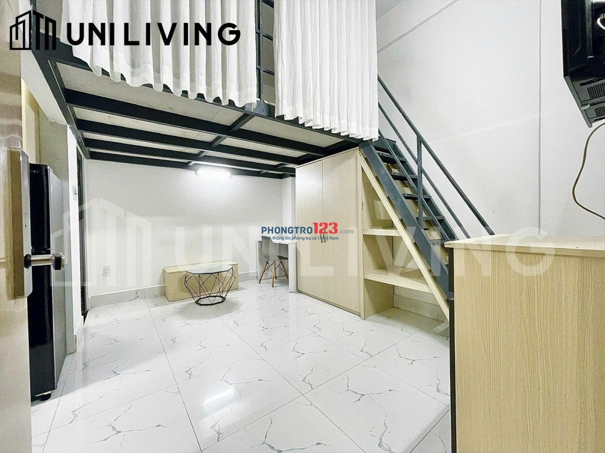 Duplex giá 5tr5, ở được 4 - 5 bạn, cách ĐH Văn Lang 3p và Giếng Trời.
