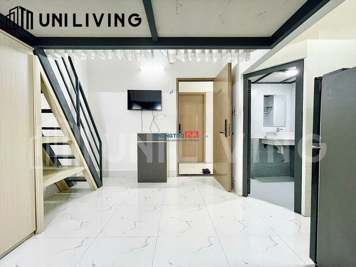Duplex giá 5tr5, ở được 4 - 5 bạn, cách ĐH Văn Lang 3p và Giếng Trời.