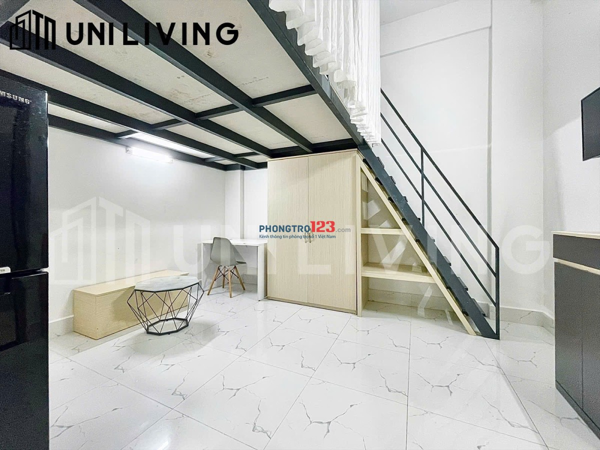 Duplex giá 5tr5, ở được 4 - 5 bạn, cách ĐH Văn Lang 3p và Giếng Trời.