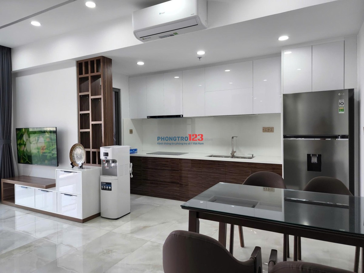 Căn hộ Satra Eximland-Phan Đăng Lưu 2 phòng ngủ, NTCC giá 16tr/tháng