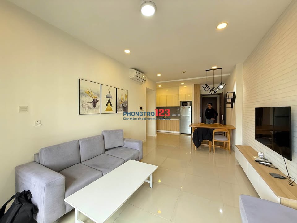 Cho thuê C/c cao cấp Nguyễn Kim- Căn 2Pn, Full nội thất giá thuê 14tr5/th