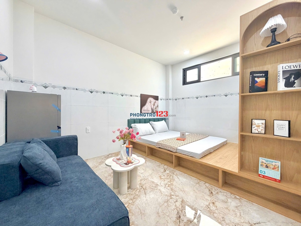 Cho thuê phòng Bình Thạnh, full nội thất mới gần ngã tư hàng xanh, đại học FTU2, UTH, UEF