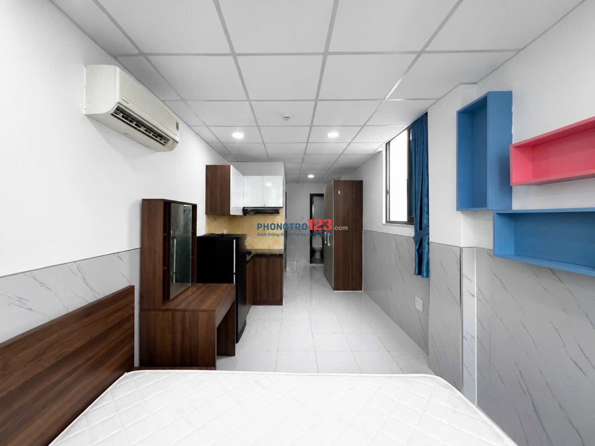 Cho thuê căn hộ full nội thất - Nguyễn Văn Thương Bình thạnh, thang máy, 2 cửa sổ lớn thoáng mát