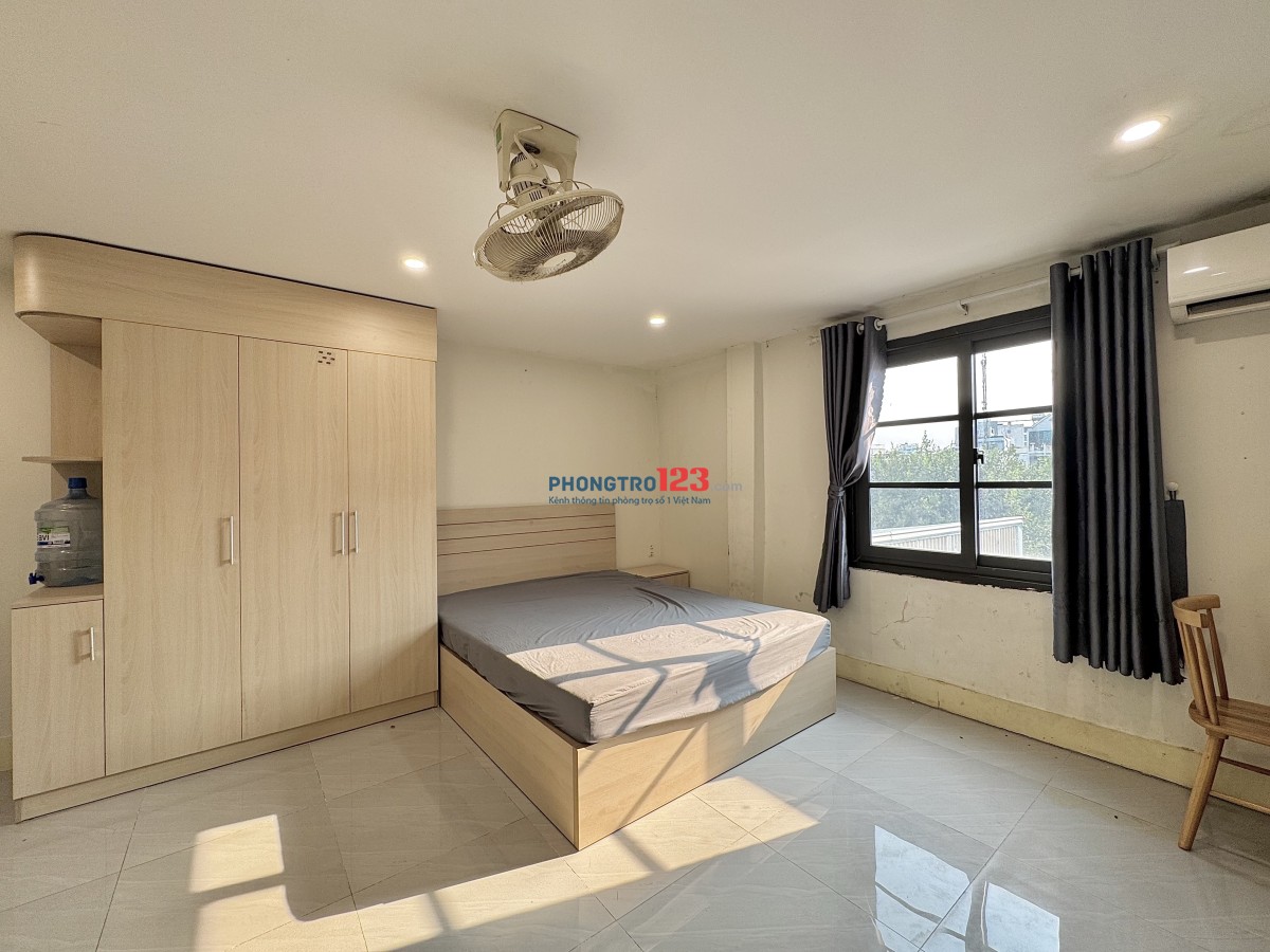 Cho thuê phòng trọ full nội thất - cửa sổ lớn ngay ĐH Văn Lang - chợ Bà Chiểu - Vincome Nguyễn Xí