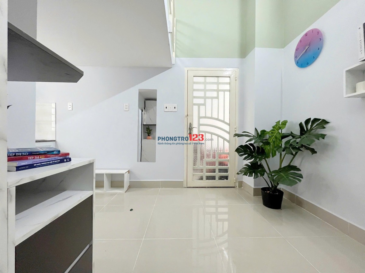PHÒNG FULL NỘI THẤT CÓ GÁC CHO SINH VIÊN BAN CÔNG THOÁNG XÔ VIẾT NGHỆ TĨNH BÌNH THẠNH GẦN CÁC TRƯỜNG