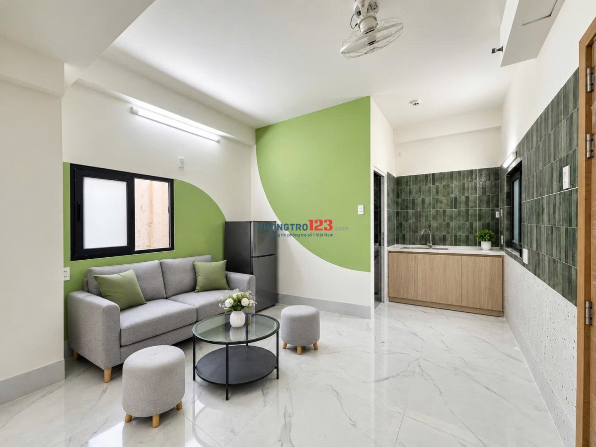 Căn hộ mini 2PN full nội thất ngay Ngã Tư Gò Mây cách AEON Tân Phú, ĐH Công Thương 10 phút