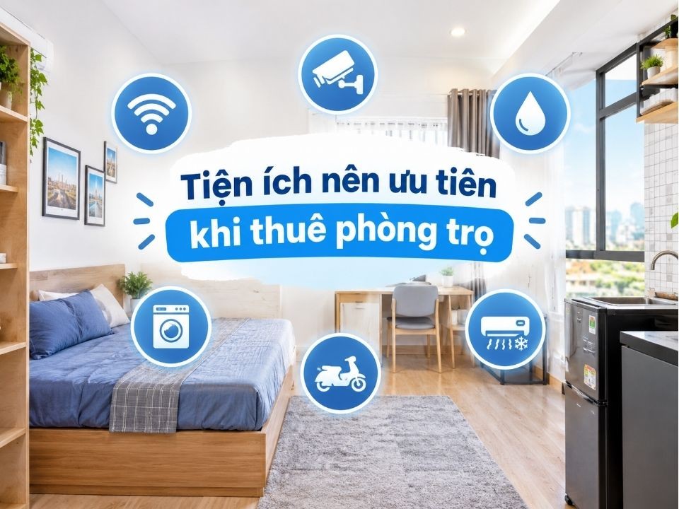 Sinh viên thuê trọ nên ưu tiên những tiện ích nào?