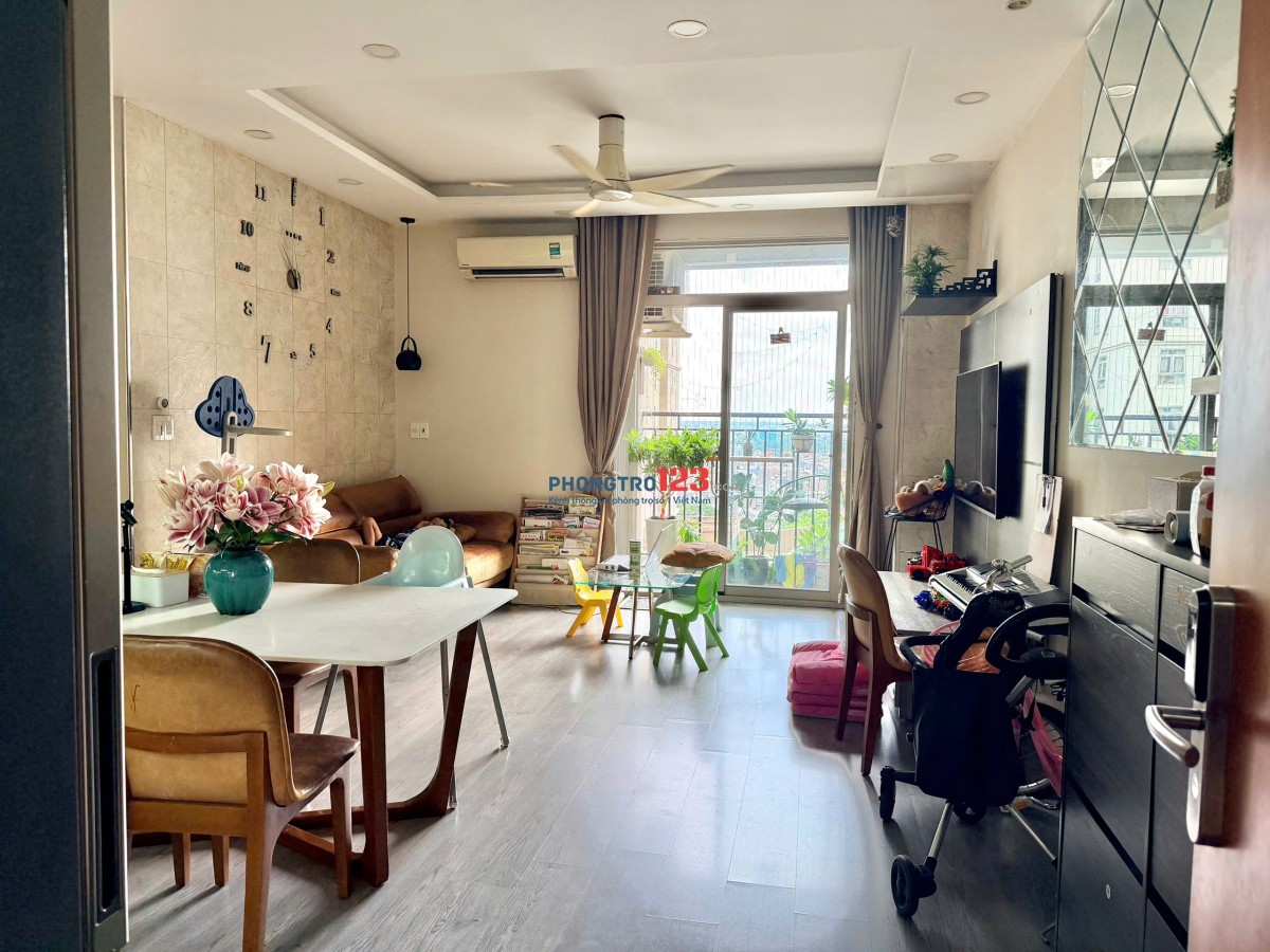 Cho thuê phòng Master khép kín trong căn hộ 2PN đầy đủ nội thất