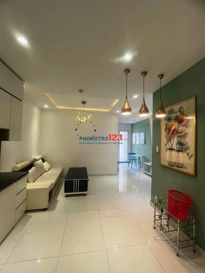Cho thuê chung cư Bảy Hiền Tower , Phạm Phú Thứ - Căn 2PN giá thuê 15tr/tháng