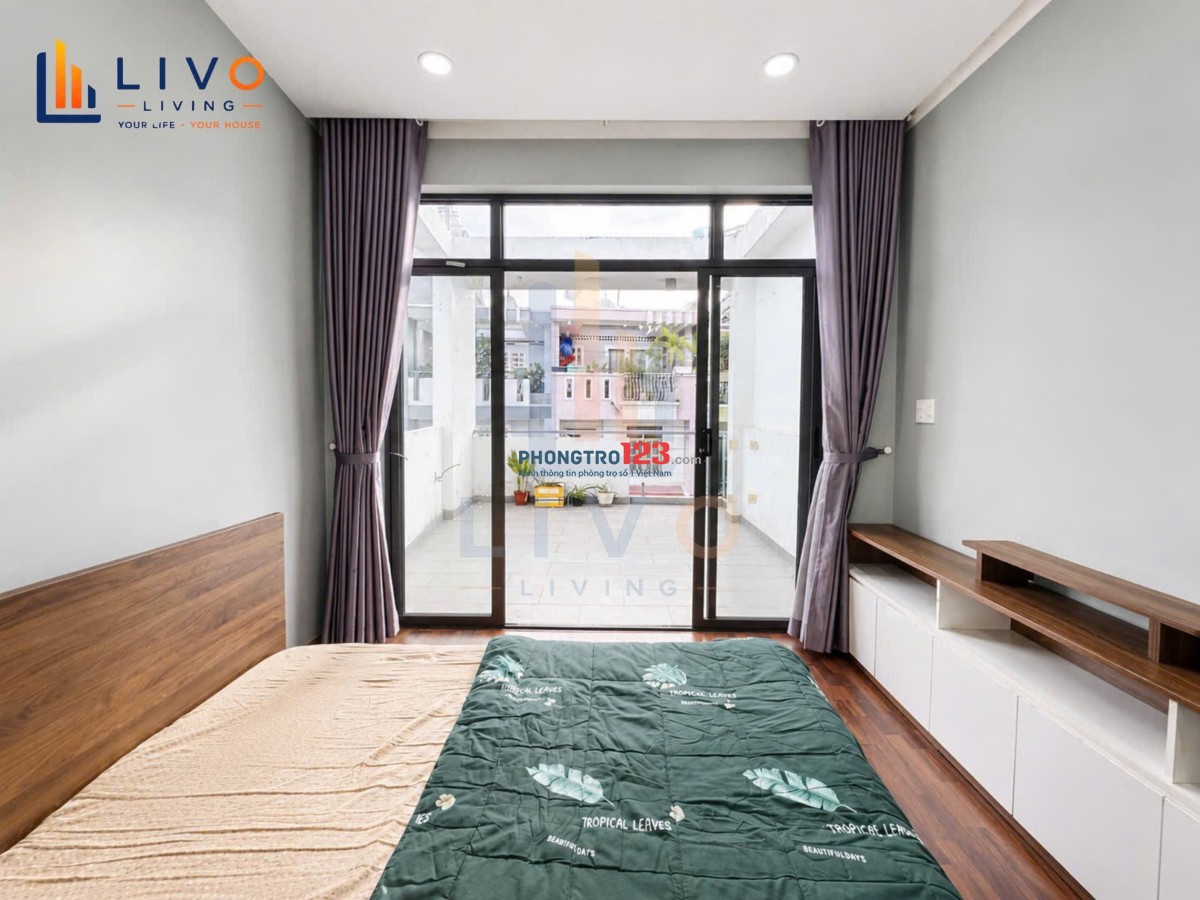 Căn hộ full nội thất, ban công riêng siêu thoáng, gần uth, uef, hutech, ftu….
