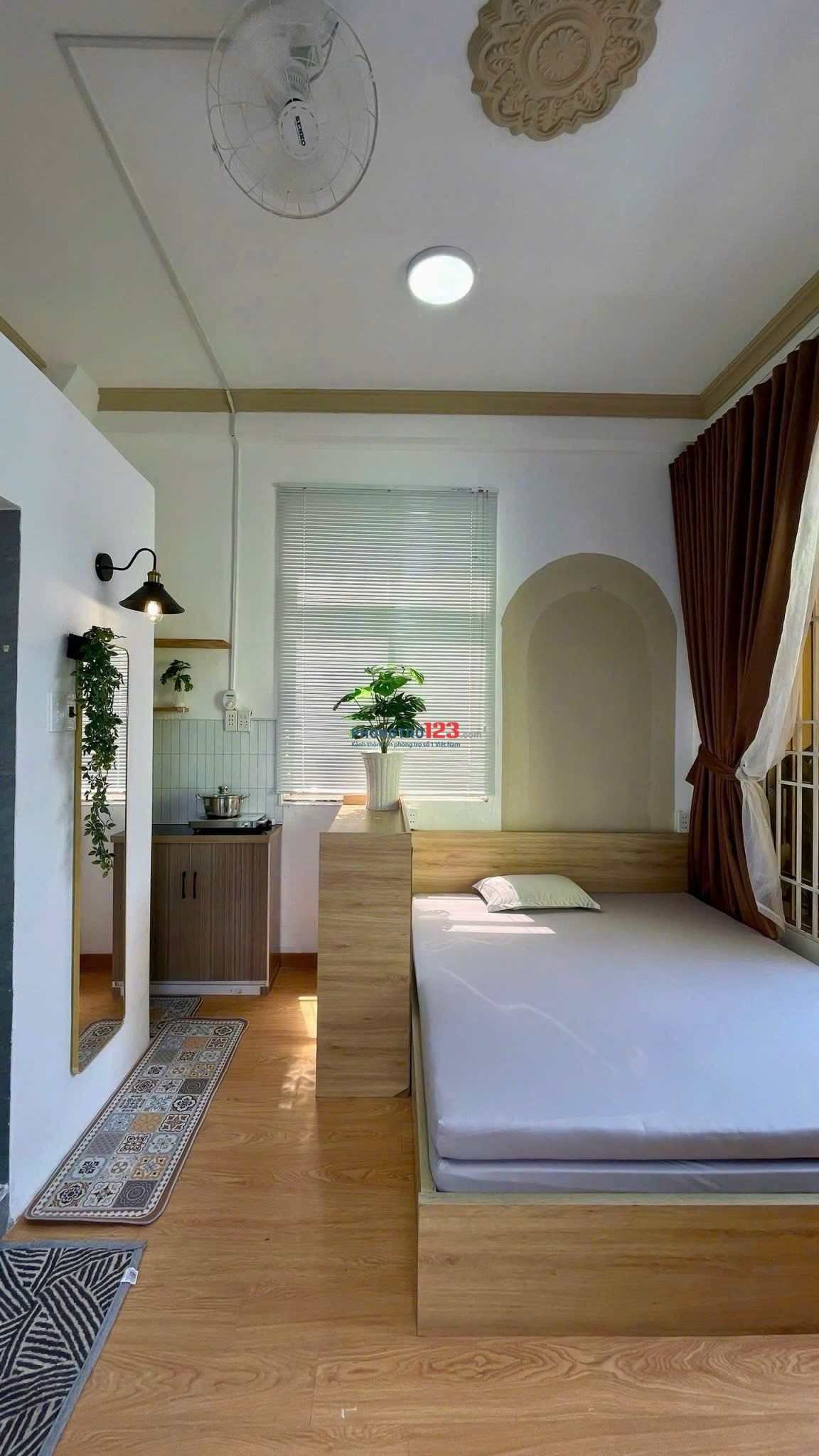 CHO THUÊ STUDIO BAN CÔNG ĐẸP, FULL NỘI THẤT – NGUYỄN ĐÌNH CHIỂU, Q3