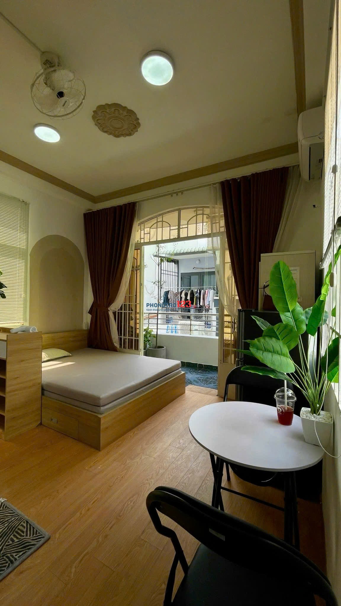 CHO THUÊ STUDIO BAN CÔNG ĐẸP, FULL NỘI THẤT – NGUYỄN ĐÌNH CHIỂU, Q3
