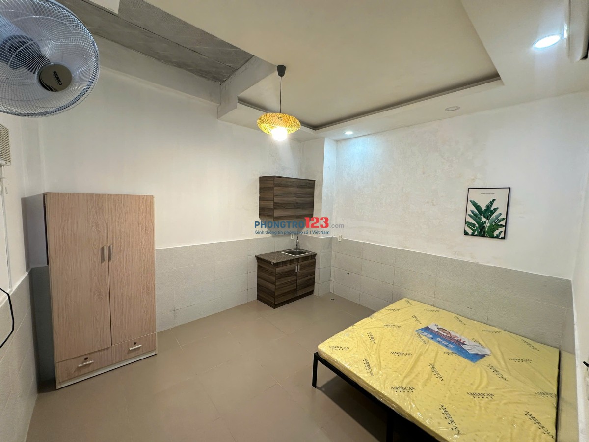 Phòng tầng trệt mới keng 116/46 Dương Quảng Hàm gần ĐH Văn Lang đầy đủ nội thất giá rẻ