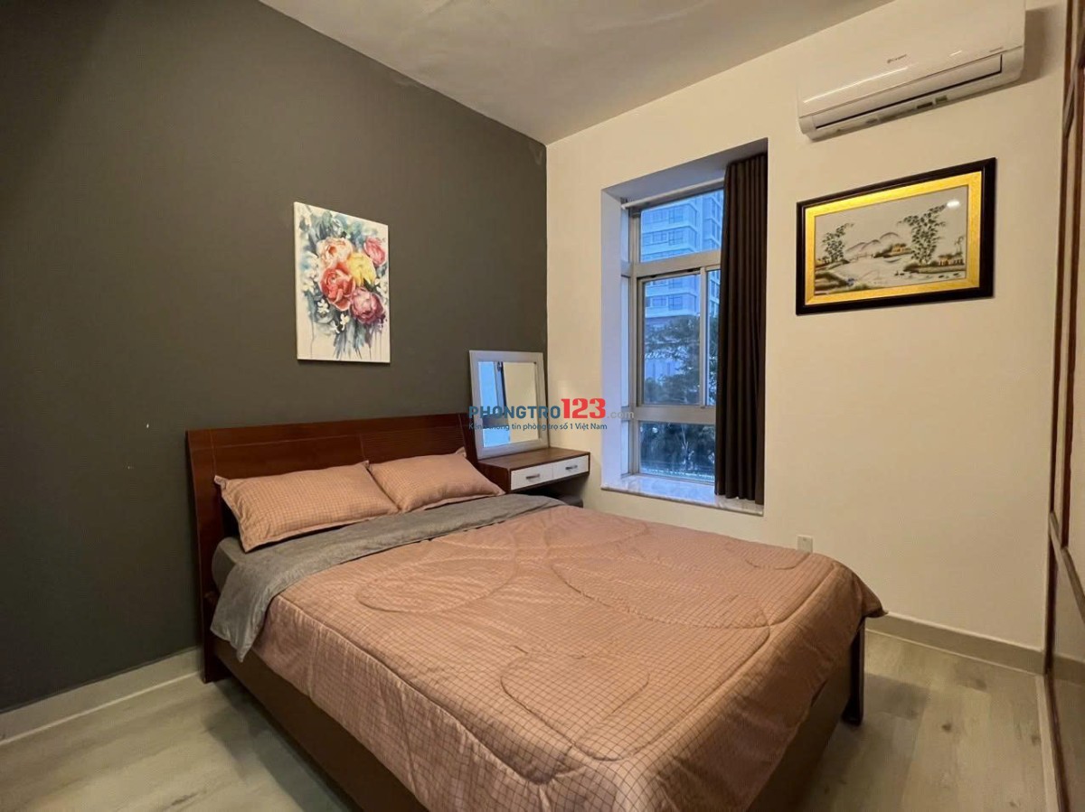 Cho thuê căn hộ saigonres Plaza 3PN nội thất cao cấp giá 16 Tr/th.