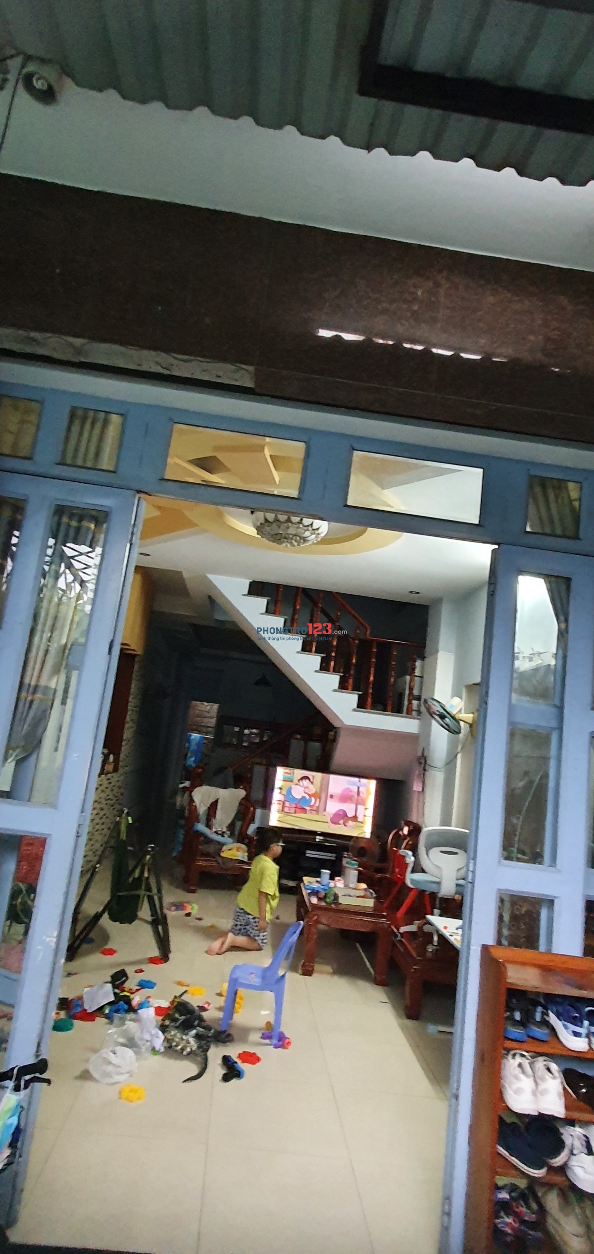 Nhà cho thuê nguyên căn ngang 4m dài 23m: 1 lầu, 4PN
