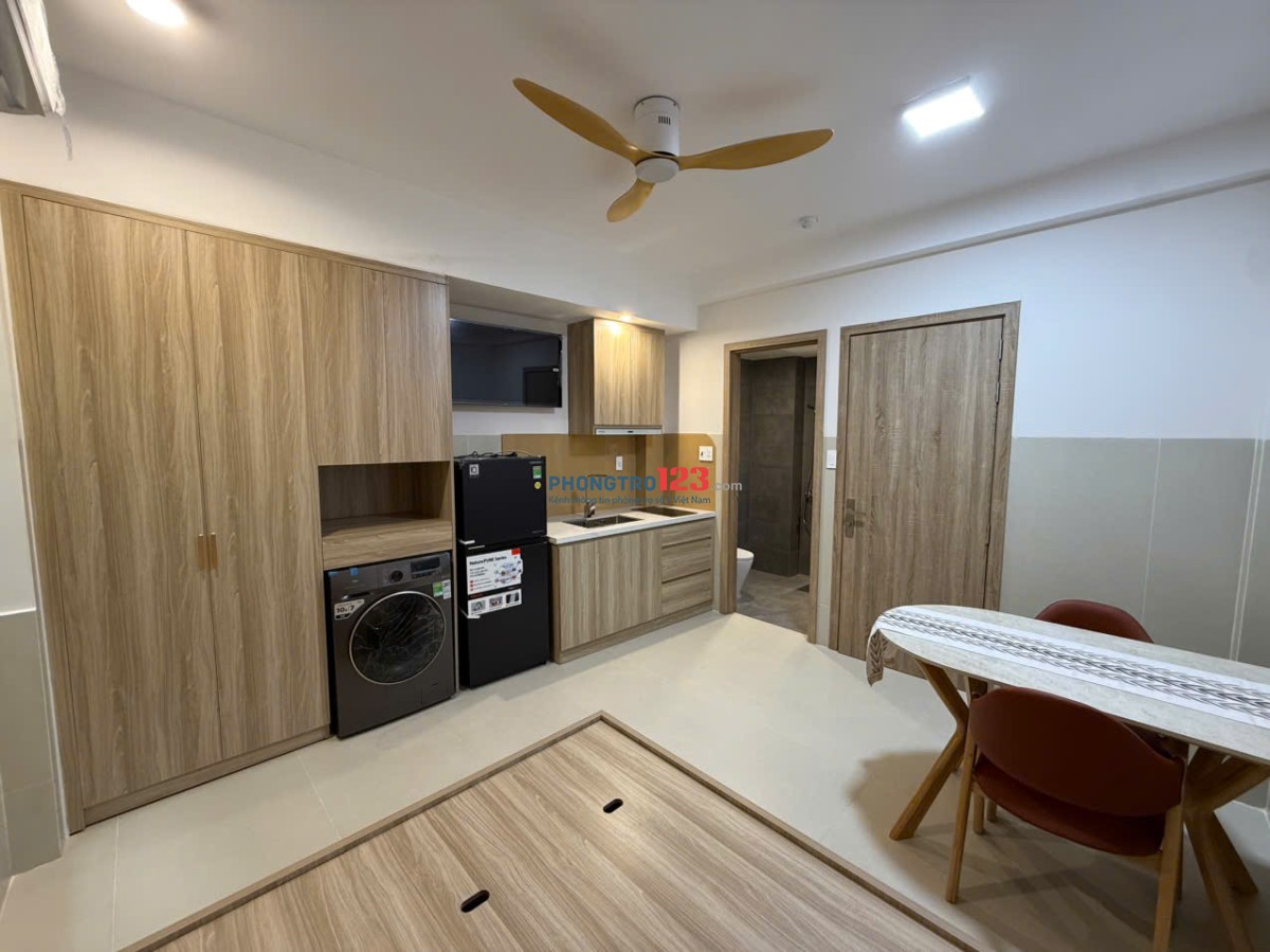 CHO THUÊ STUDIO 35M2 GẦN TRUNG TÂM QUẬN 1 - FULL NỘI THẤT