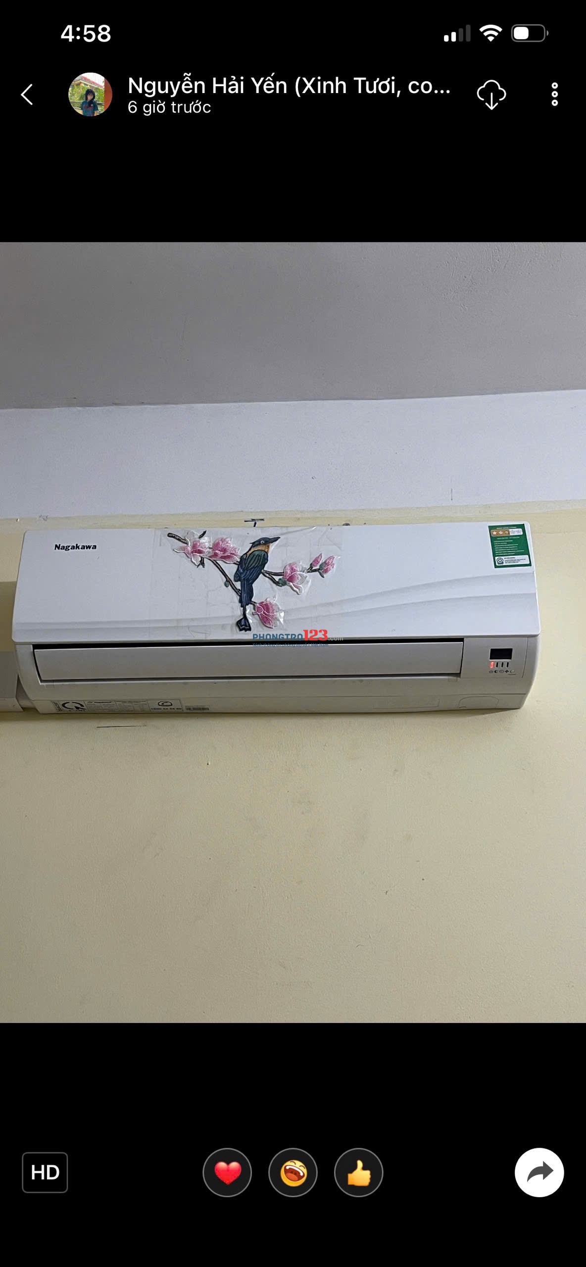 Cho nữ thuê phòng trọ riêng đẹp 20m2 trong căn CCMN ngõ 282 phố Định Công, Hà Nội 1,8tr full nội thấ