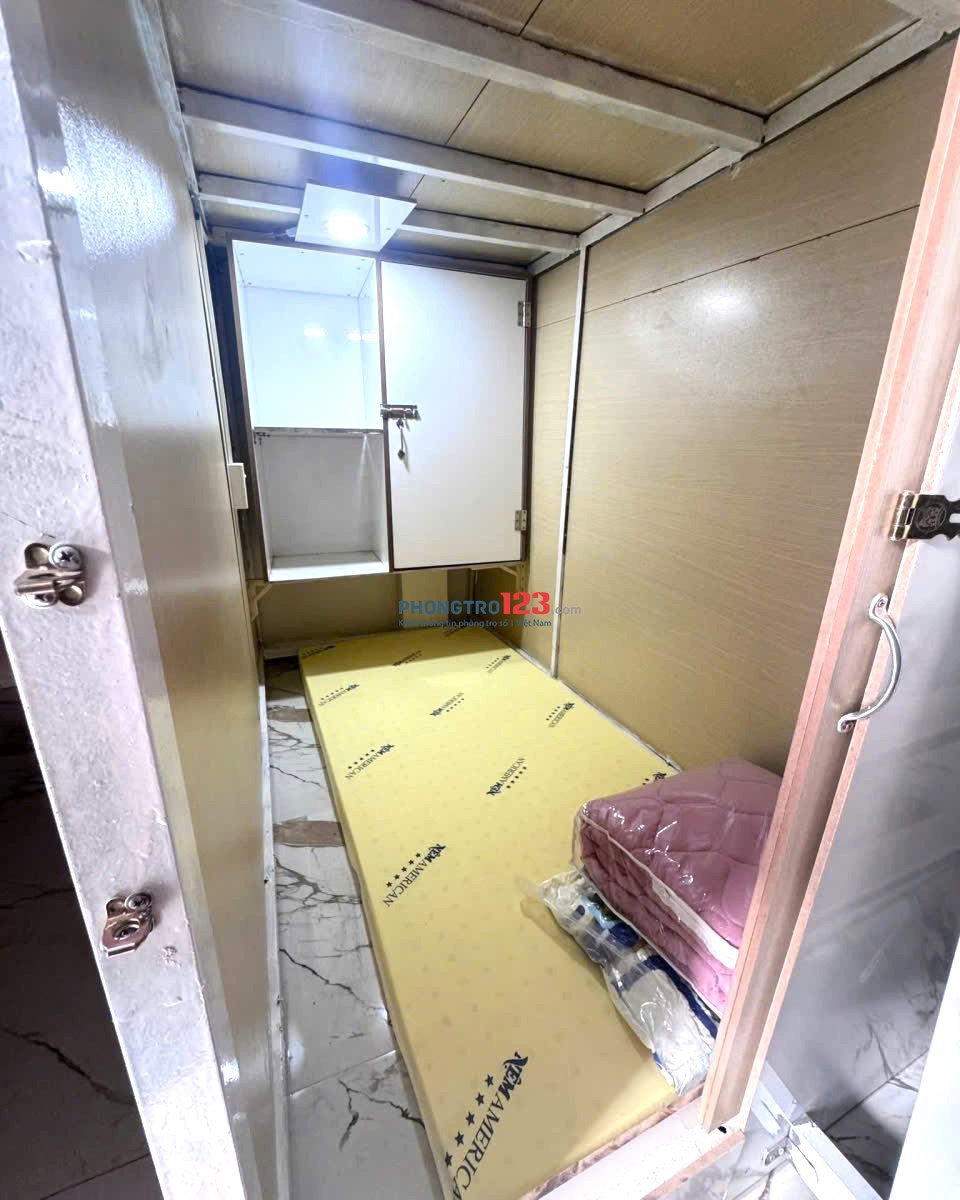 ***PHÒNG SLEEPBOX, KTX ĐÓNG RIÊNG TƯ - FULL NỘI THẤT 347 TRẦN BÌNH TRỌNG , Q10