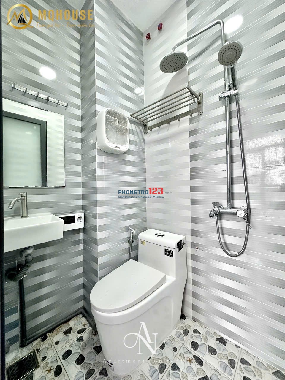 Cho thuê phòng ban công mới, siêu thoáng, full nội thất – Thích Quảng Đức, Phú Nhuận gần ĐH Mỹ Thuật