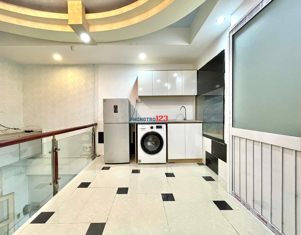 FULL NỘI THẤT TÁCH BẾP RIÊNG LẦU 1 BÙI ĐÌNH TÚY BÌNH THẠNH SÁT Q1 MÁY GIẶT RIÊNG