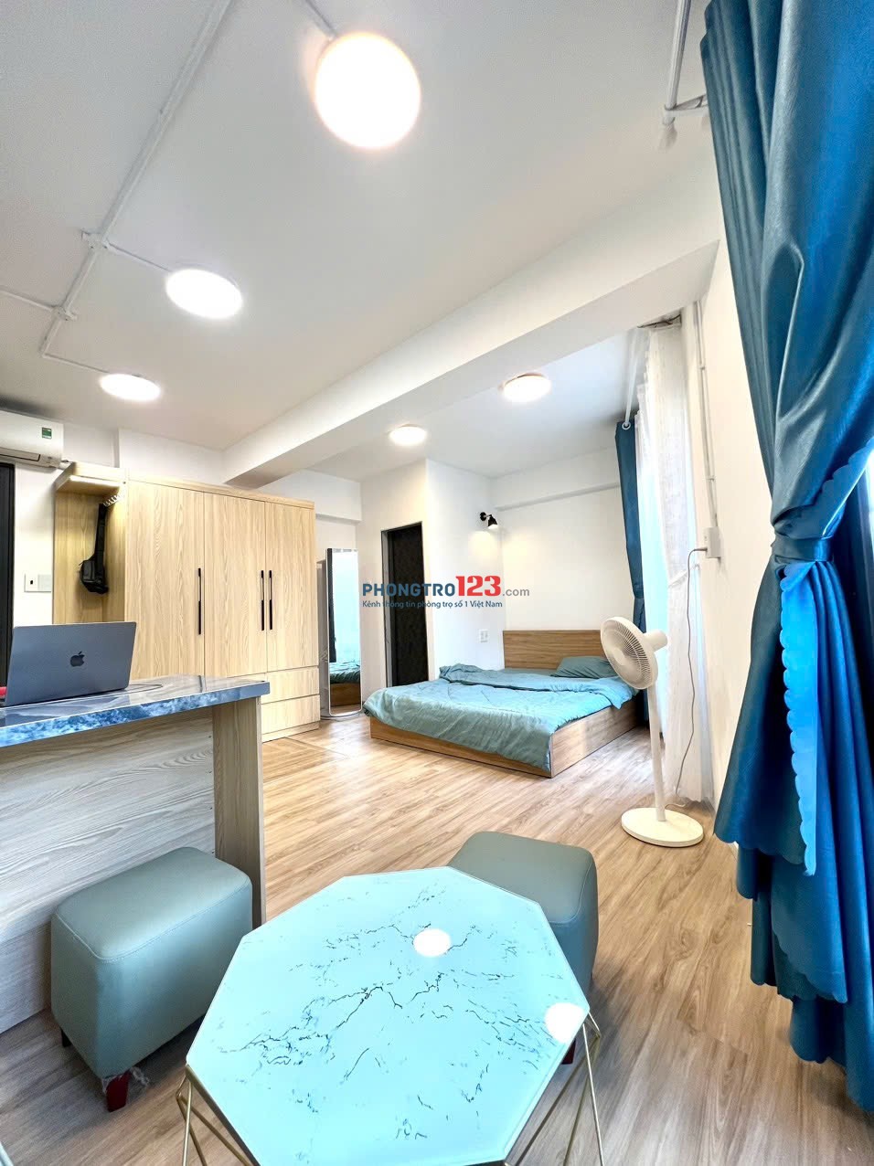 PHÒNG FULL NỘI THẤT BAN CÔNG THANG MÁY SIÊU RỘNG THOÁNG BẾP HIỆN ĐẠI ĐIỆN BIÊN PHỦ BÌNH THẠNH SÁT Q1