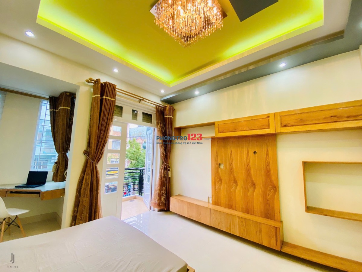 FULL NỘI THẤT BAN CÔNG SIÊU RỘNG 30M2 HOÀNG HOA THÁM BÌNH THẠNH SÁT PHAN ĐĂNG LƯU