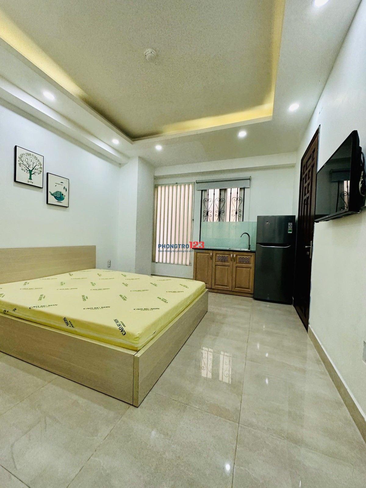 Cho thuê Phòng 30m2 Gần ĐH Hoa Sen, Thành Thái Q10, Full Nội Thất, Cửa sổ Thoáng