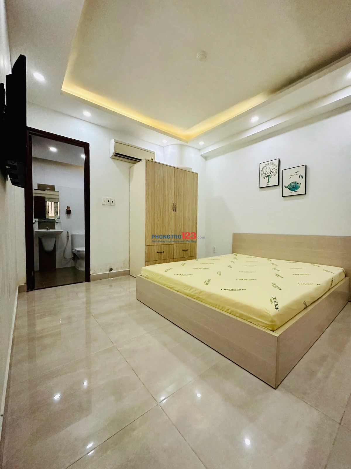 Cho thuê Phòng 30m2 Gần ĐH Hoa Sen, Thành Thái Q10, Full Nội Thất, Cửa sổ Thoáng