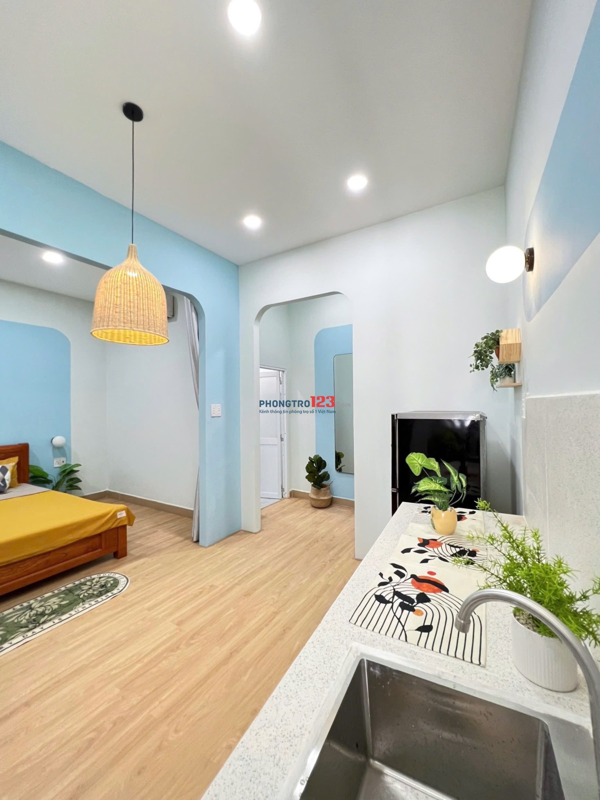 CHO THUÊ CĂN HỘ 1 PHÒNG NGỦ gần chợ BĐT Trường ĐHNT Trường UVK – BÙI ĐÌNH TÚY, P.24, BÌNH THẠNH