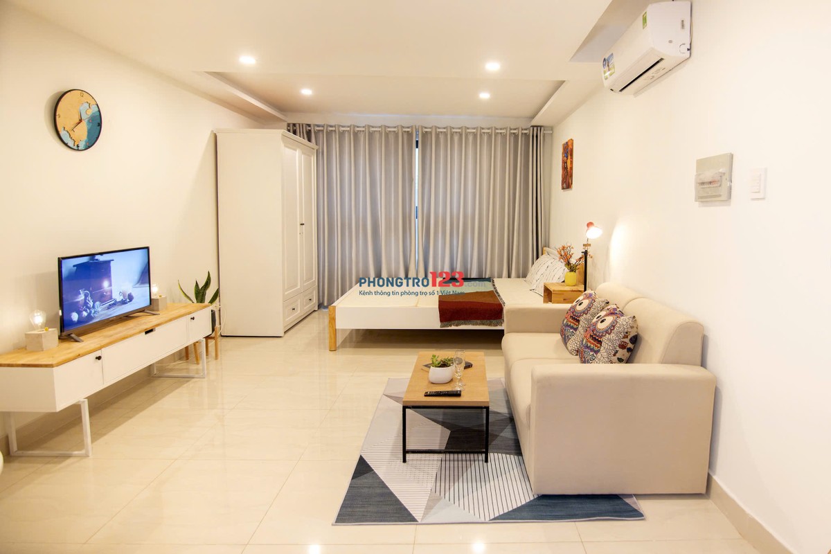 Cho thuê căn hộ 40m², cửa sổ trời lớn, full nội thất – Bạch Đằng, Bình Thạnh gần UEF, FTU2, UTH