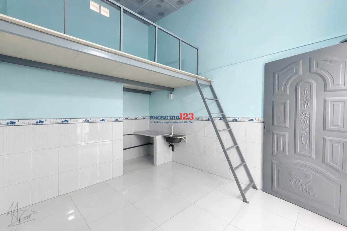Cho thuê nhà trọ mới xây có gác xép mới tinh