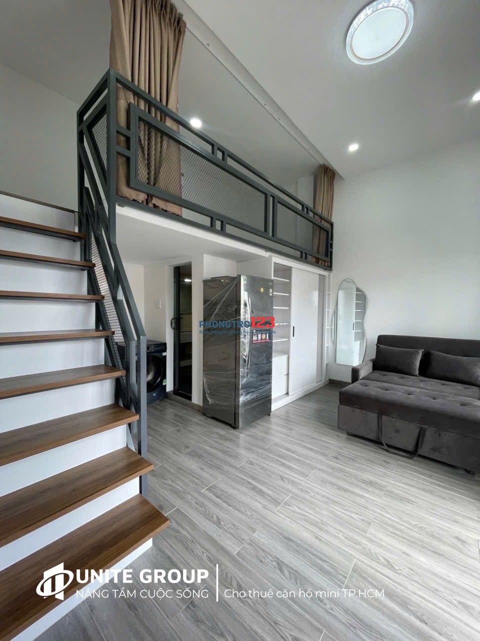 CHO THUÊ DUPLEX FULL NỘI THẤT BAN CÔNG TẠI HÀNG XANH NGAY ĐIỆN BIÊN PHỦ