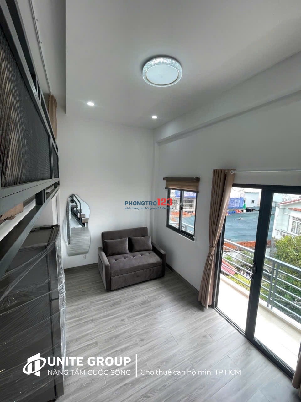 CHO THUÊ DUPLEX FULL NỘI THẤT BAN CÔNG TẠI HÀNG XANH NGAY ĐIỆN BIÊN PHỦ