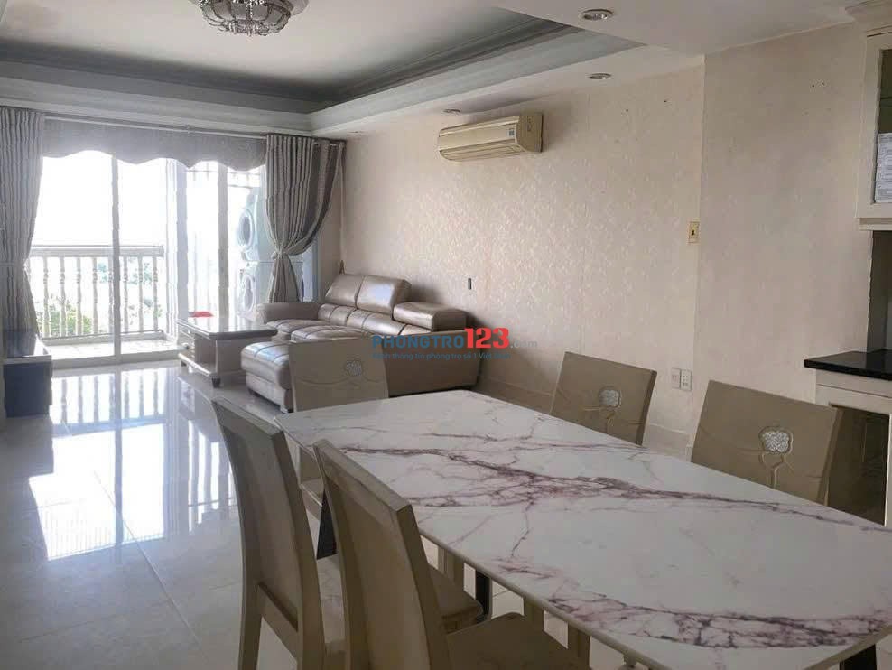 Căn góc C/c Khuông Việt 105m2, 3PN, đầy đủ nội thất giá 15 Tr/th