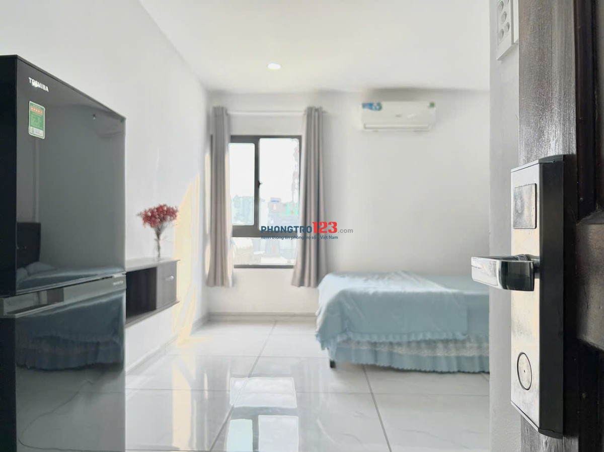 Cho thuê căn hộ full nội thất tách bếp Nguyễn Văn Đậu Bình Thạnh Gần Chợ Bà Chiểu