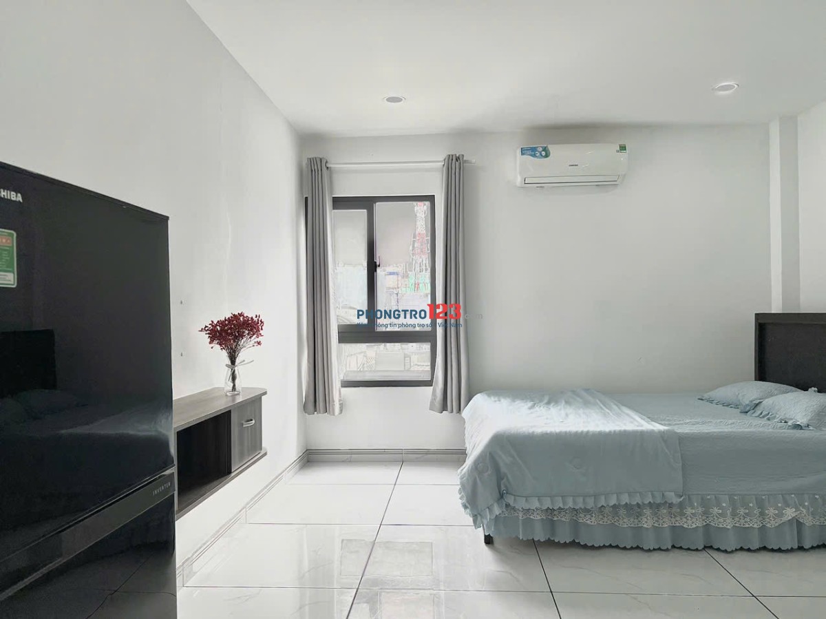 Cho thuê căn hộ full nội thất tách bếp Nguyễn Văn Đậu Bình Thạnh Gần Chợ Bà Chiểu