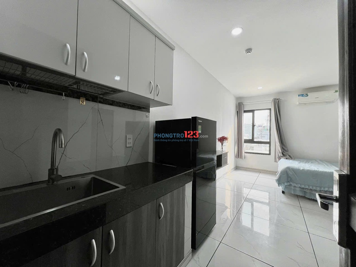 Cho thuê căn hộ full nội thất tách bếp Nguyễn Văn Đậu Bình Thạnh Gần Chợ Bà Chiểu