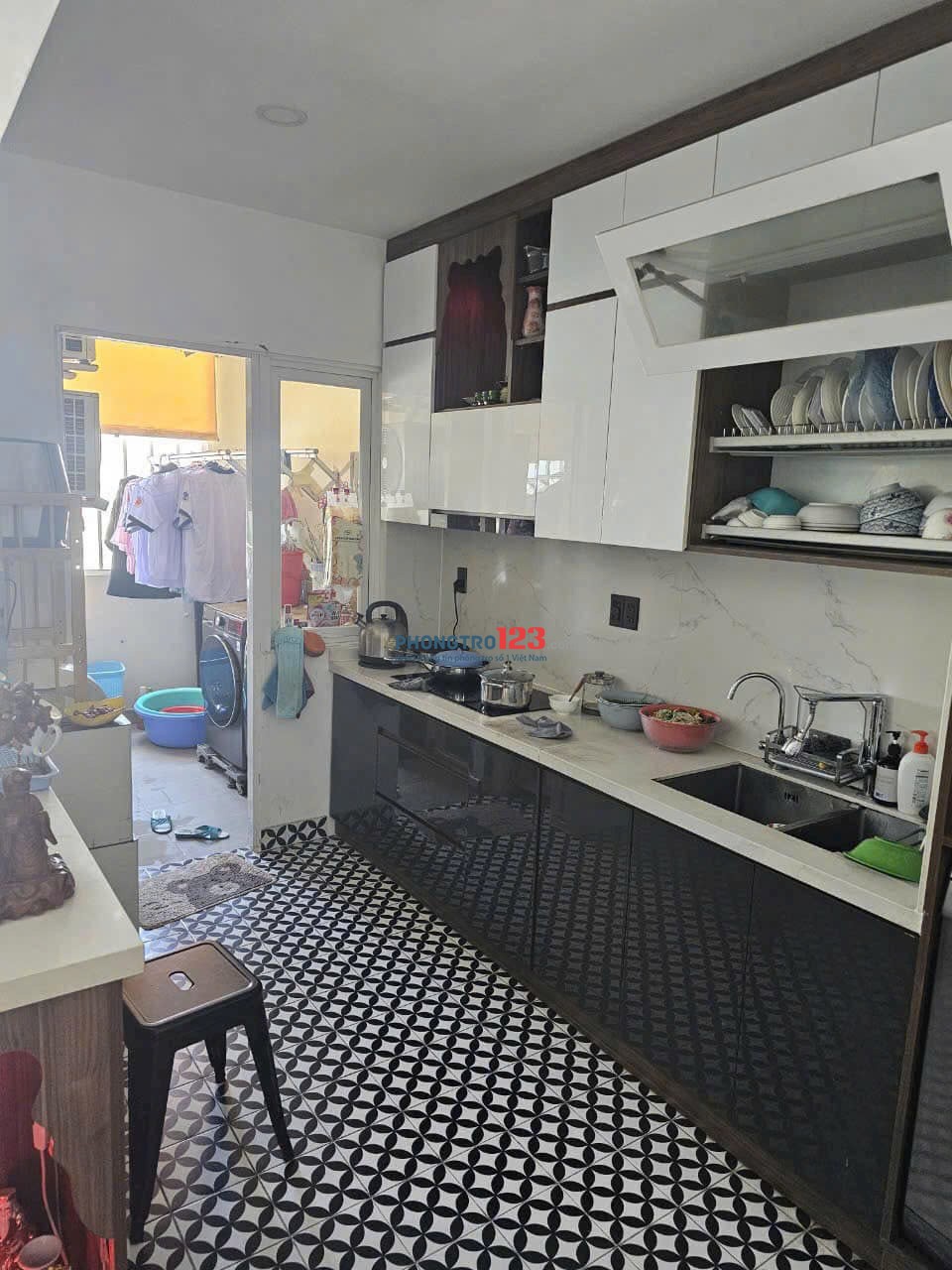 C/c Hud, 159 Điện Biên Phủ căn 2p ngủ giá 12,5tr/tháng