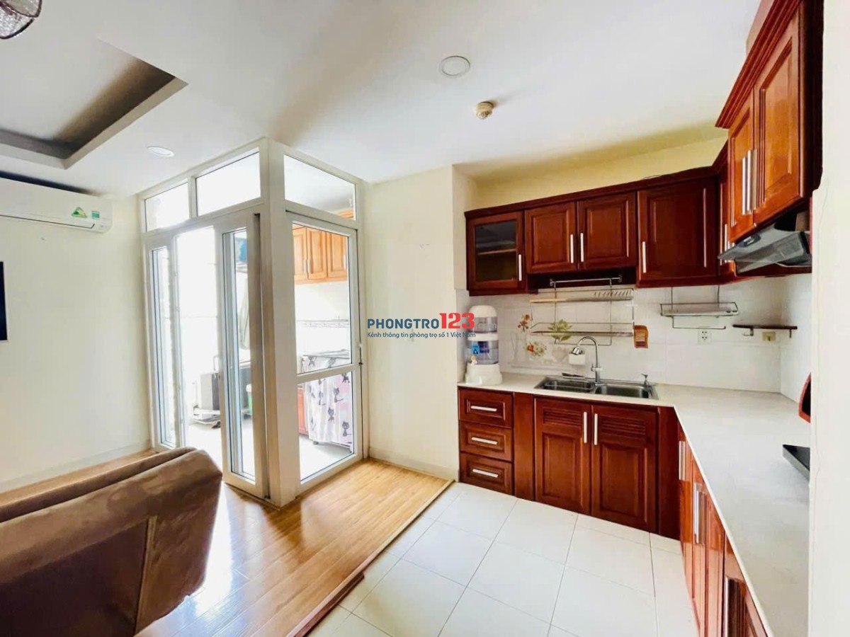 Chung Cư Ngô Tất Tố căn 2p ngủ, nội thất giá 12tr/th
