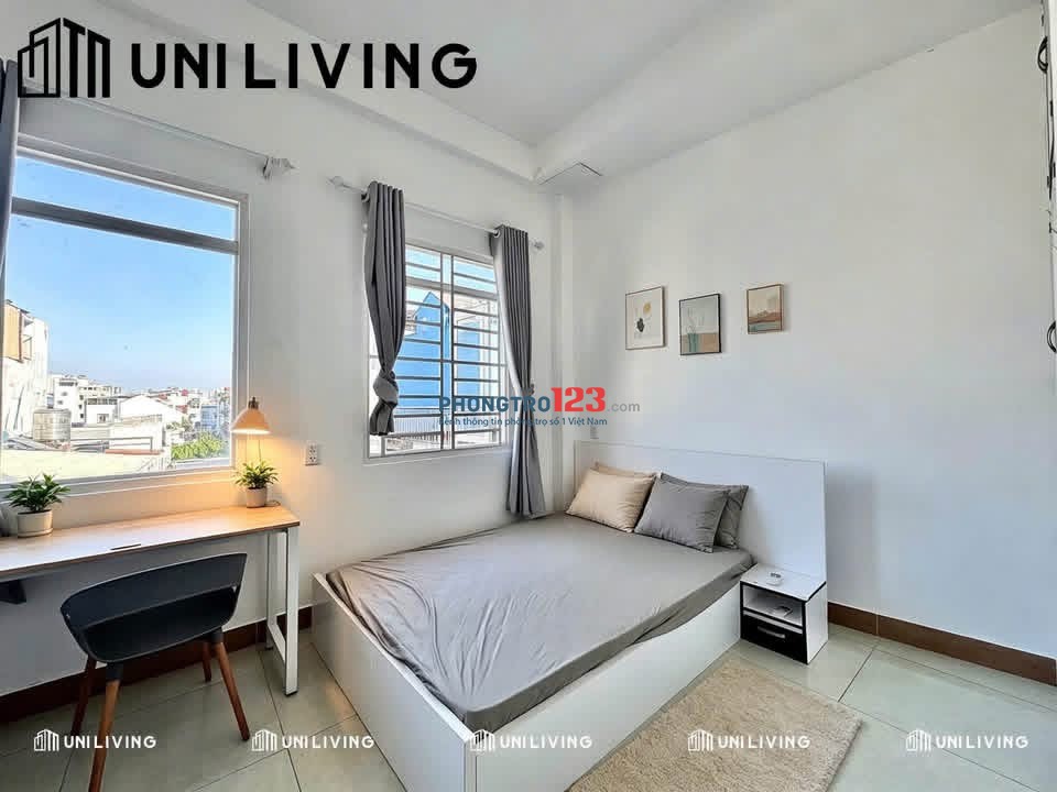 Cho thuê phòng Bình Thạnh siêu thoáng, full nội thất gần ngã tư hàng xanh UTH, FTU2, nhà thang máy