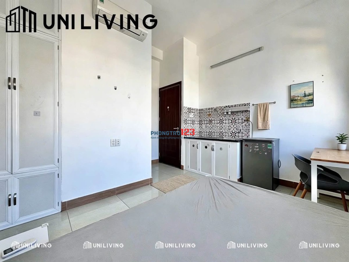 Cho thuê phòng Bình Thạnh siêu thoáng, full nội thất gần ngã tư hàng xanh UTH, FTU2, nhà thang máy